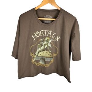 Melanie Martinez Portals Alien Fairy Mushroom Official Merch Band Tee Cropped 2X